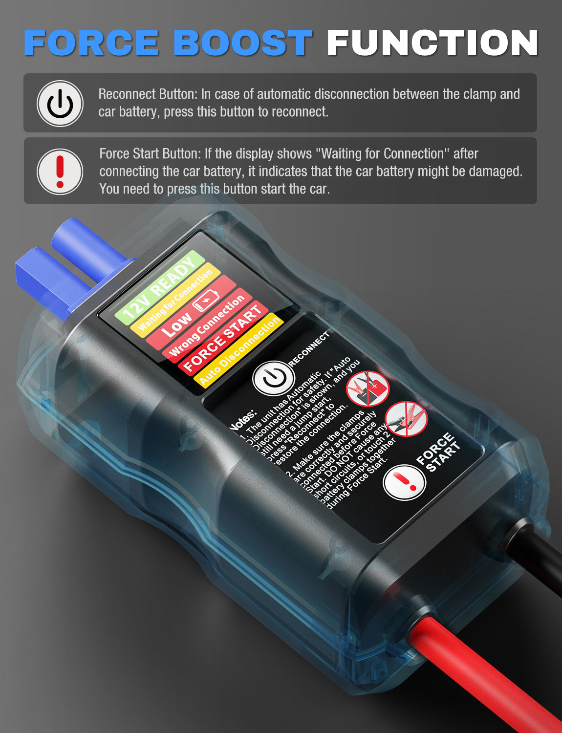 JF.EGWO JFEGWO 6250A Jump Starter Car Battery Booster Power Bank - JF.EGWO