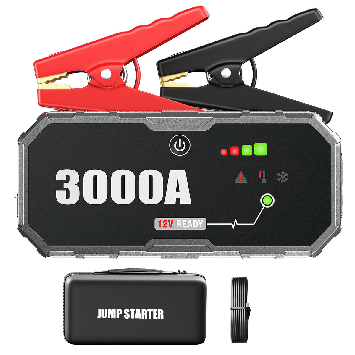 JFEGWO 3000A Auto Jump Starter Akku Ladegerät