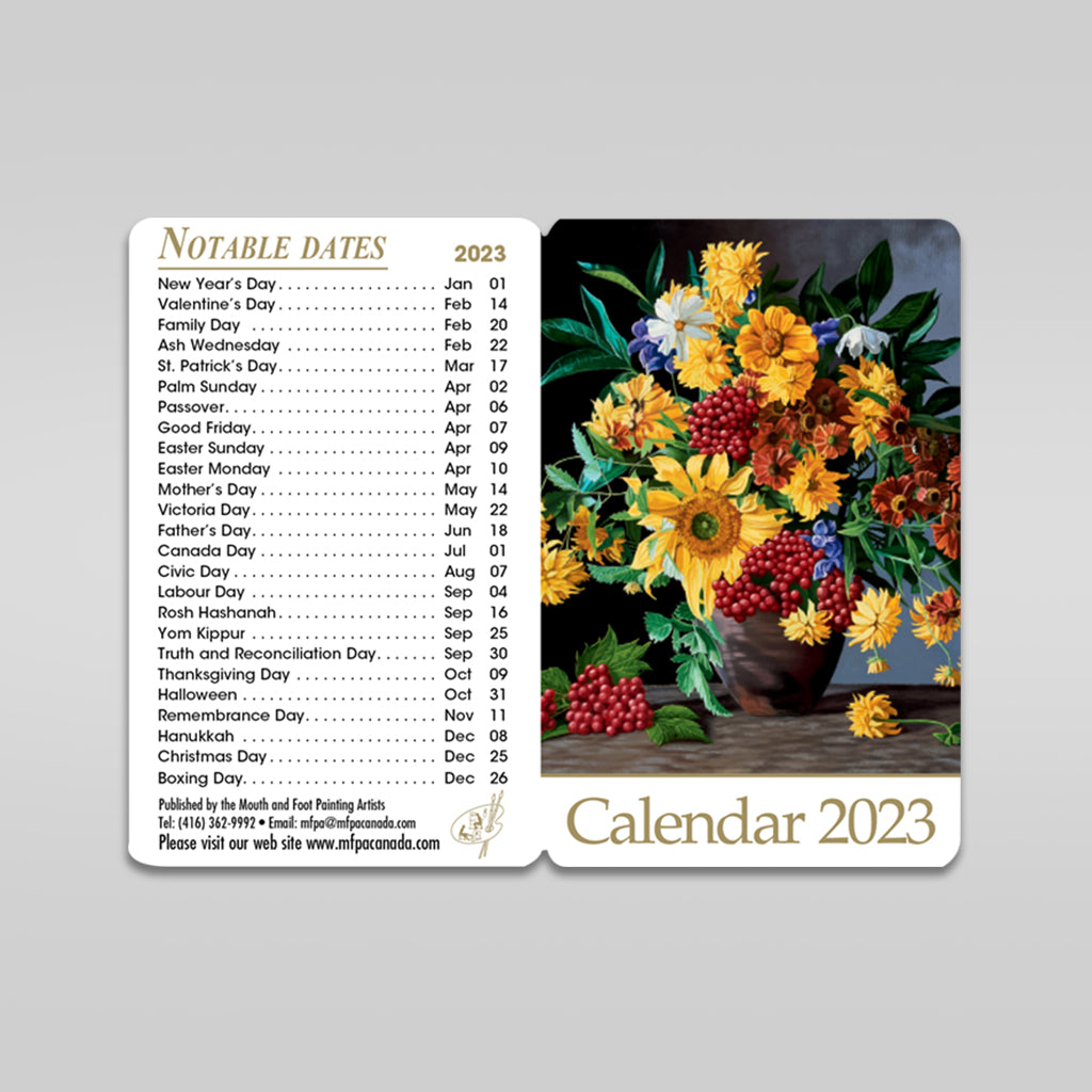 Sets of 2023 Pocket Calendars – MFPA Canada