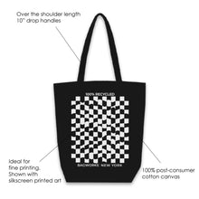 Load image into Gallery viewer, RECYCLED BLACK MANHATTAN TOTE
