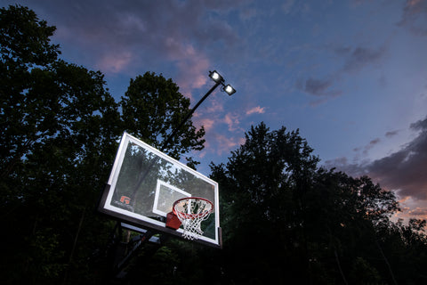 goalrilla basketball LED hoop light accessory for dark and nighttime