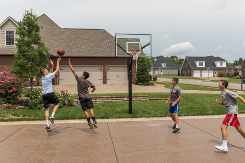 in ground vs portable basketball hoops