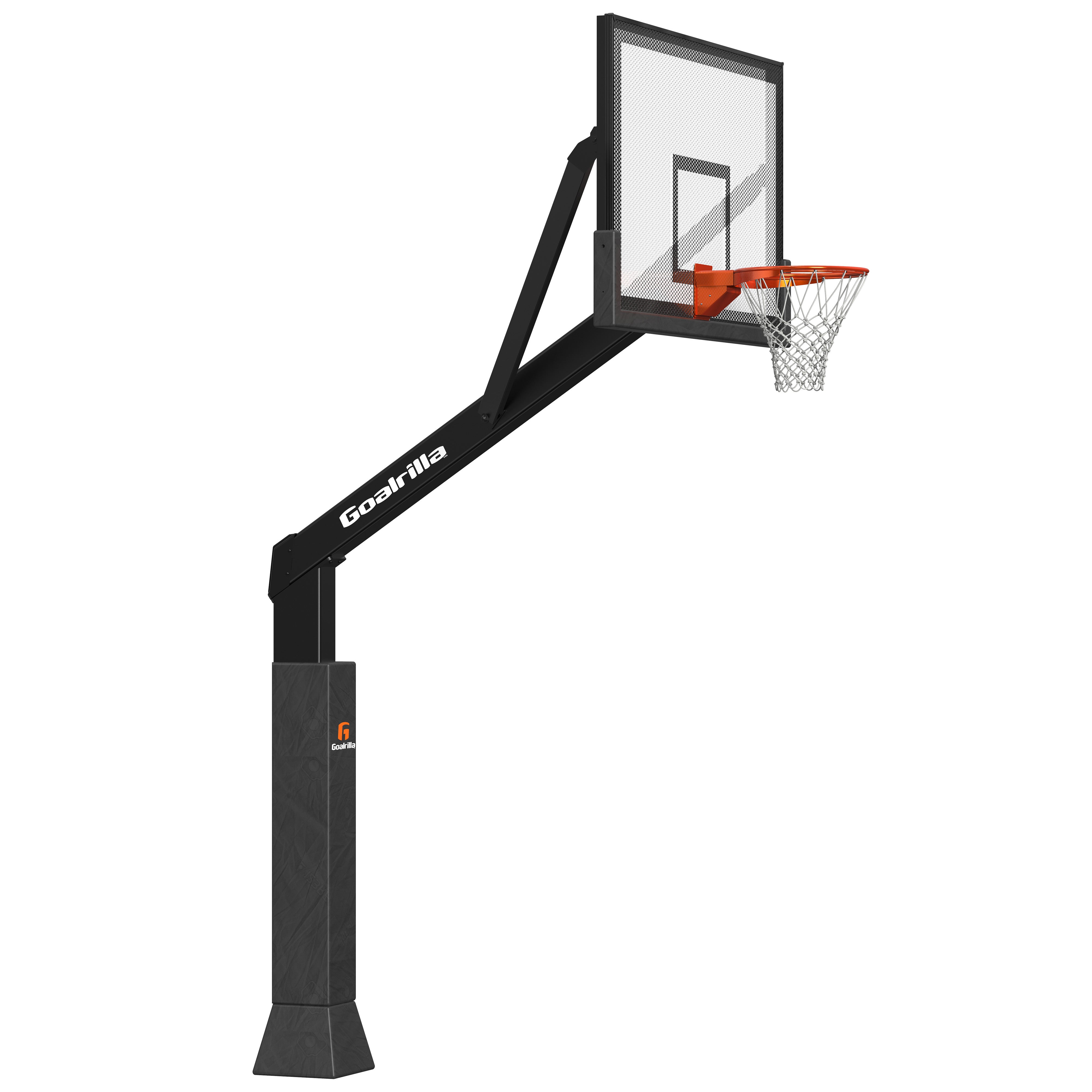 Goalrilla Basketball In Ground Fixed Height Hoops Perforated Steel