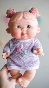 Vanilla Scented Doll 10.2 inch | Anatomical Baby GIRL | Playful Sweetheart with Tongue Out