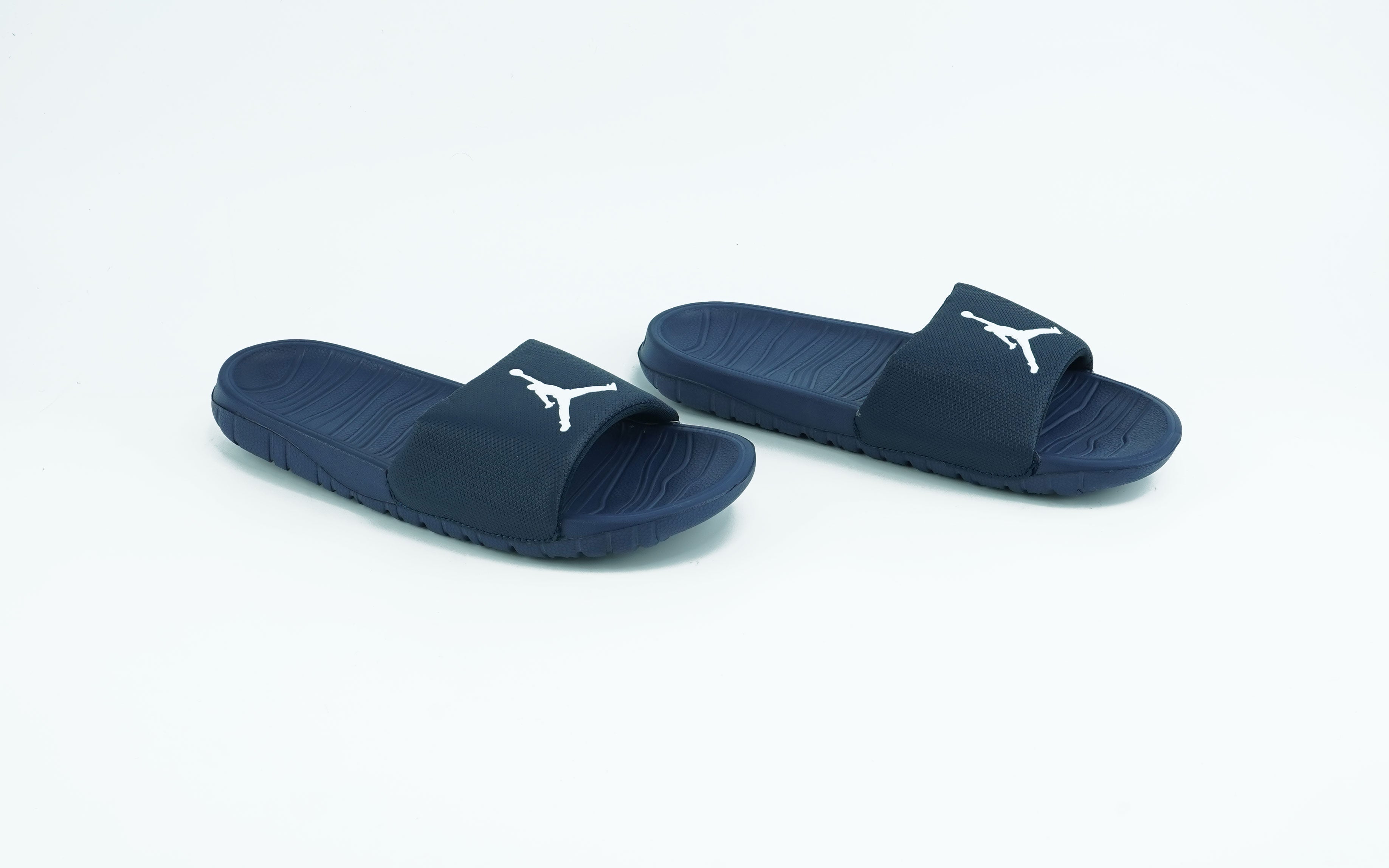 blue jordan slides