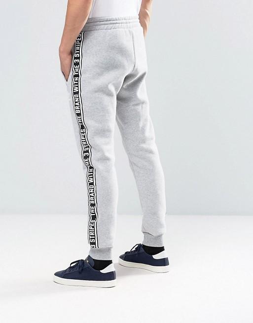 adidas taped joggers