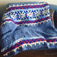 Fair Isle Blanket Pattern by I Love My Blanket Shop