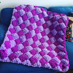 Amazing Entrelac Basket Weave Blanket Pattern