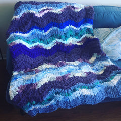 Ripple Blanket Pattern by I Love My Blanket Shop