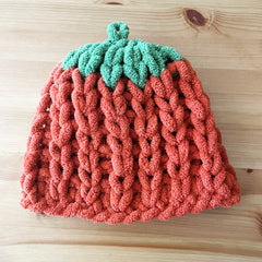 Kids' Pumpkin Hat Pattern by I Love My Blanket Shop
