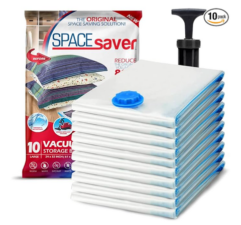 Spacesaver's Space Saver Vacuum Storage Bags (Large 10 Pack)