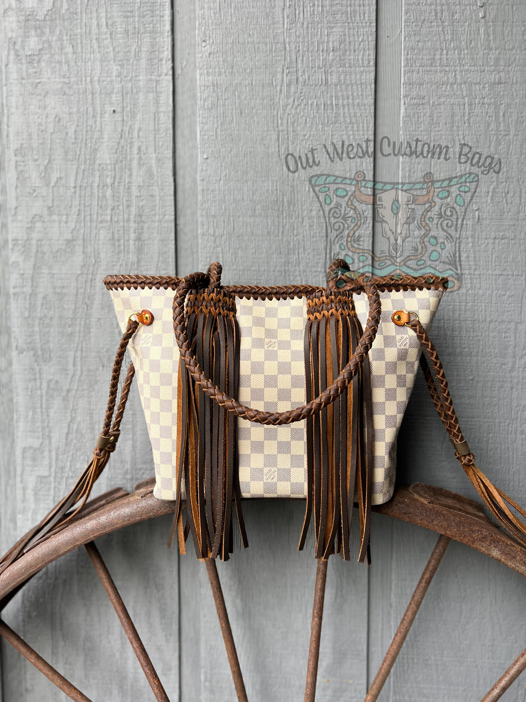 Out West Monogram Neverfull MM Revamped Extended Straps