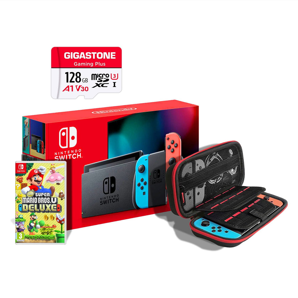 super mario bros u deluxe switch bundle