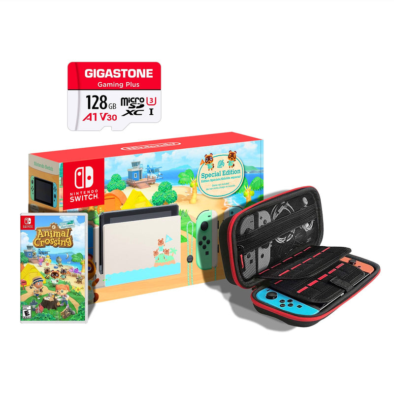 Nintendo Switch Console - Animal Crossing Special Edition ...