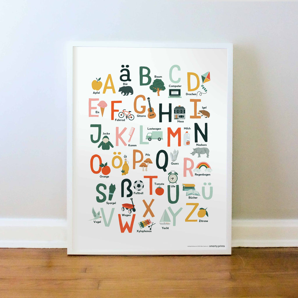 Alphabet Letters for Wall  Alphabet Posters With Pictures by Little  Achievers