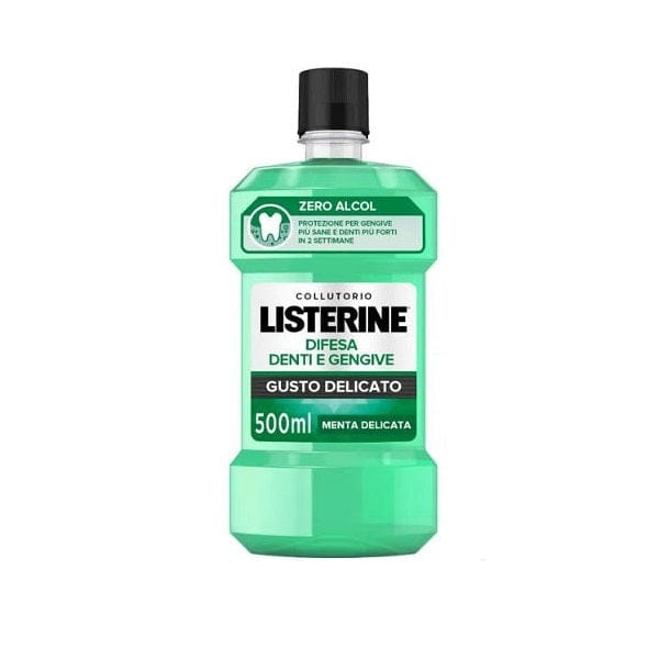 Listerine Difesa Denti e Gengive Collutorio 500 Ml Menta Delicata