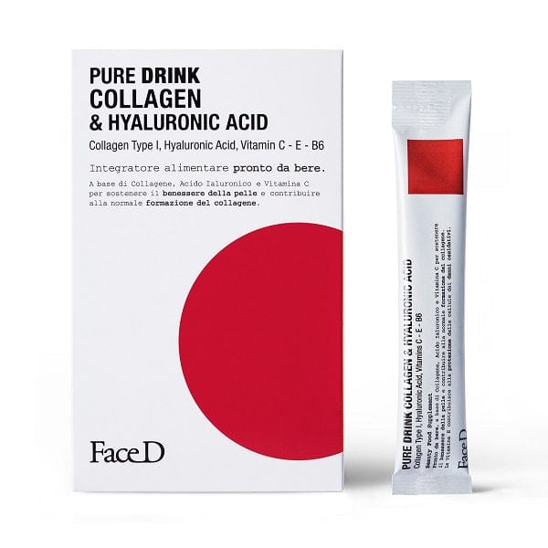 Faced Pure Drink Collagene & Acido Ialuronico 30 Stick Da 15 Ml