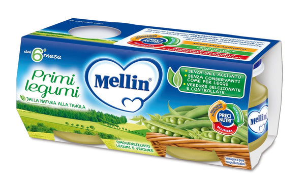 Mellin Primi Legumi 2 Vasetti 80 g