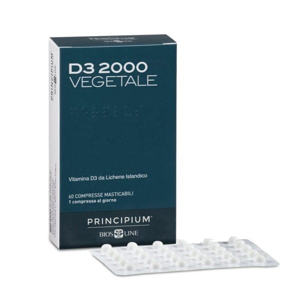 Bios Line Principium D3 2000 Vegetale 60 Compresse Masticabili