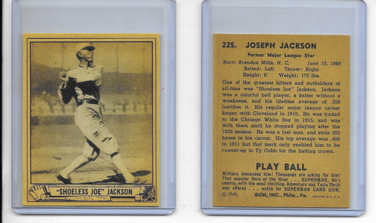 1941 PLAY BALL #54 PEE WEE REESE - BROOKLYN DODGERS -- ROOKIE REPRINT