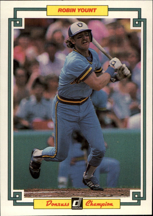 ORIGINAL Robin Yount Milwaukee Brewers 1984 Donruss Baseball 