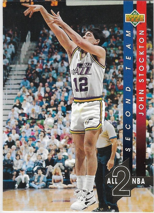 HOF: 1990 NBA HOOPS #2 LARRY BIRD BOSTON CELTICS - ALL-STAR EAST CARD –