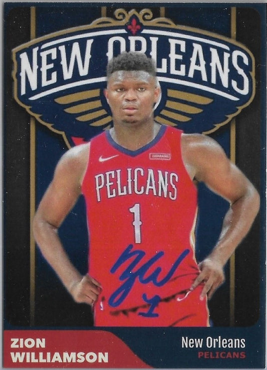 Zion Williamson New Orleans Pelicans Signed Autographed Red #1 Jersey –