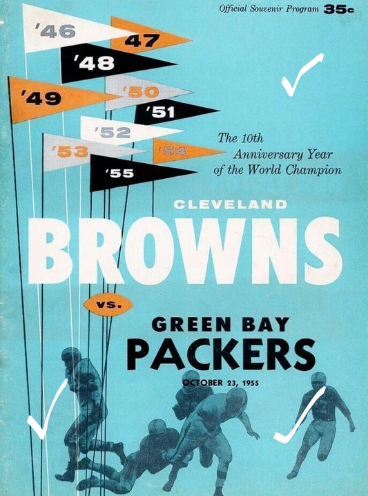 Program Cover from 1961 NFL Championship