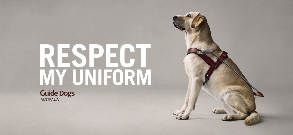 Guide Dogs I'm Working Respect My Uniform