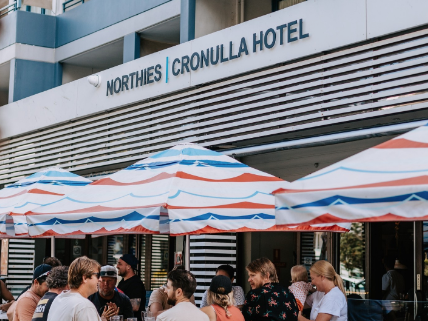 Dog friendly pub at Cronulla