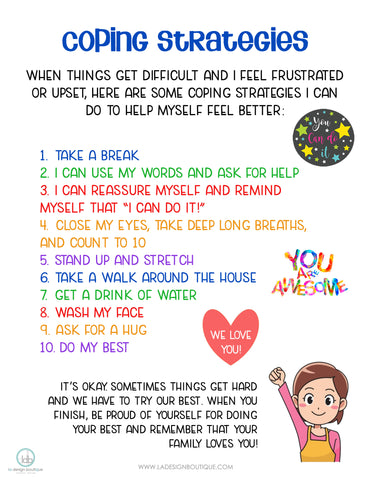 Coping Strategies List