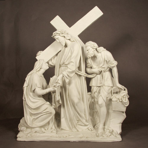 Jesus Meets Veronica Station 6 Stations of the Cross Statue Via Crucis ...