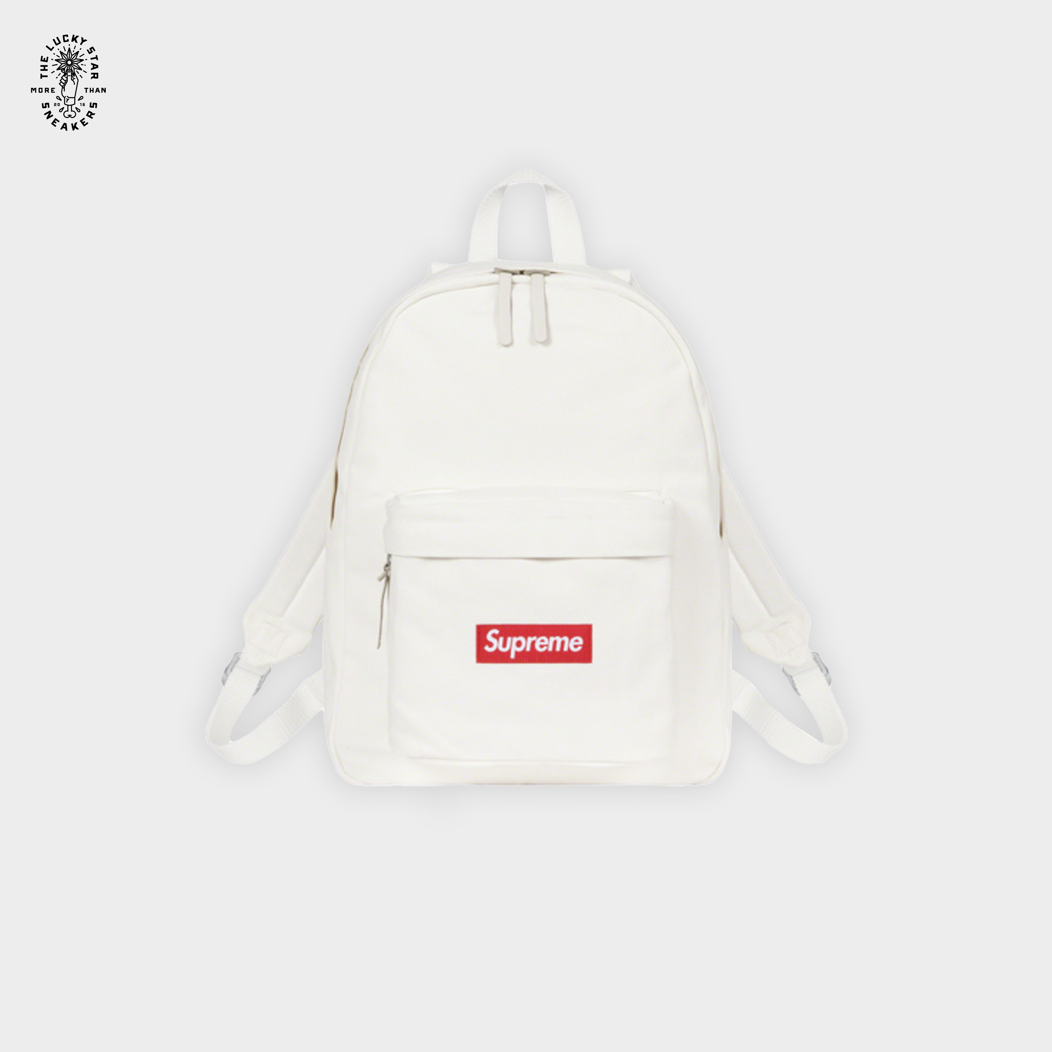 Supreme Canvas Backpack White OS LuckyStar Sneaker