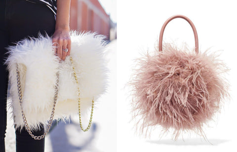 Bokitta Blog - fluffy feathers bag