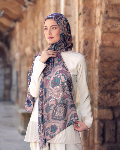 ottoman princess print from ottoman instant hijab collection 