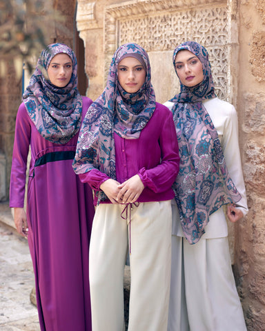 ottoman princess print from ottoman instant hijab collection - bokitta blog 