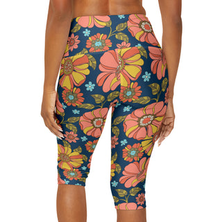Women's Long Swim Shorts Knee-Length Capri Leggings, Seychelles – Berry  Jane™