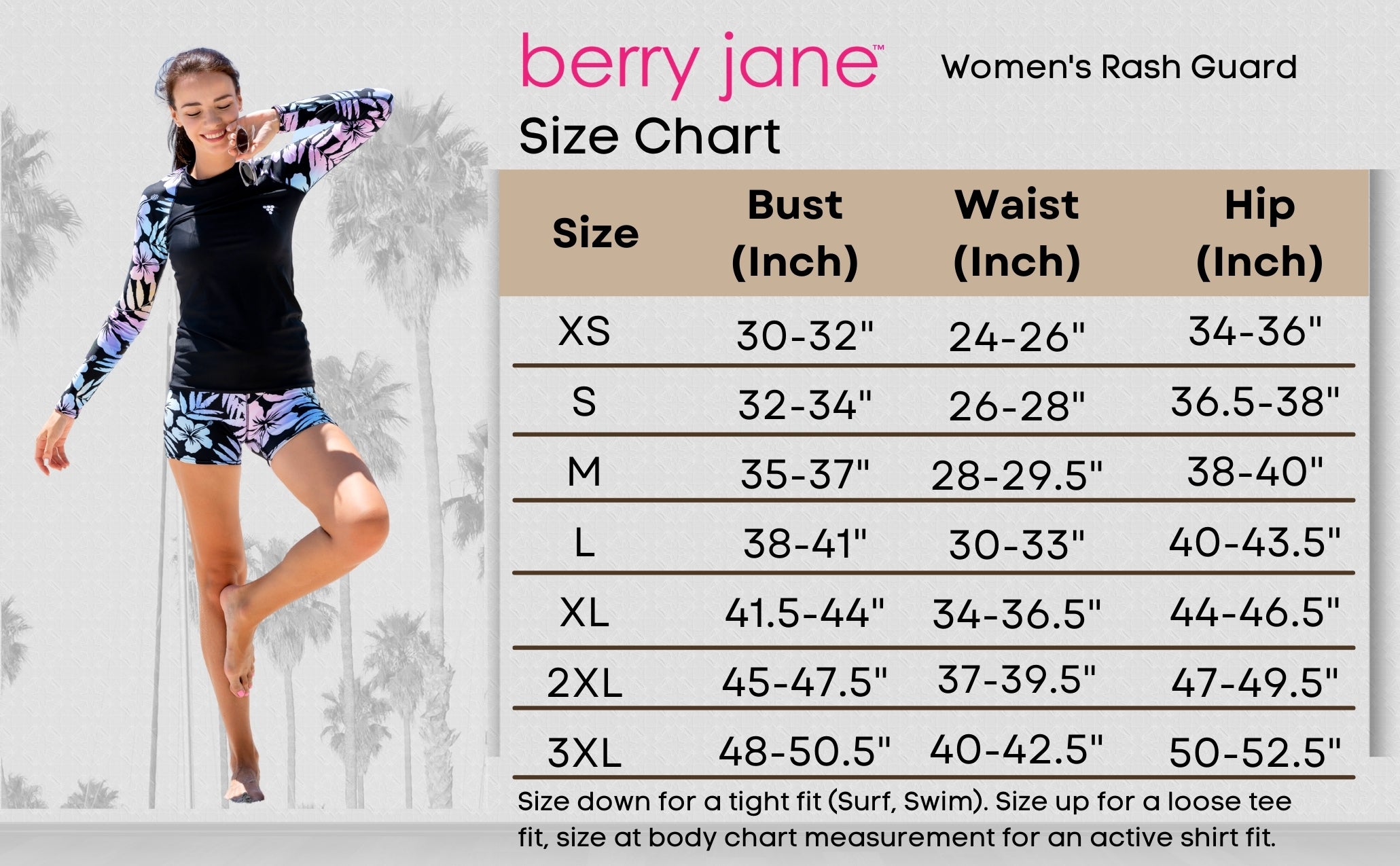 Leggings Superstore | Size Charts