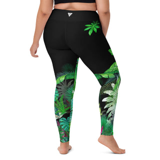 Plus Size Swim Leggings, Paddle board Surf Modest 2XL-6XL - Hawaiian Lily –  Berry Jane™