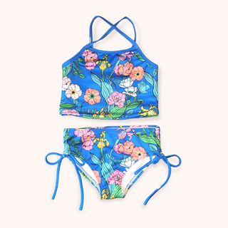 Kids Retro Memphis Swimsuit #2 Baby Girl Teens Bathing Suit 1980s