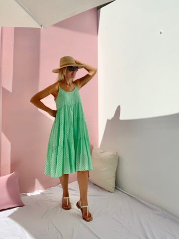 Ankalia_sandals_summer_green_dress