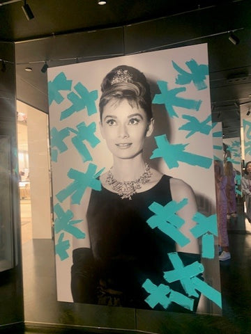 Audrey hepburn art tiffany fifth avenue new york city