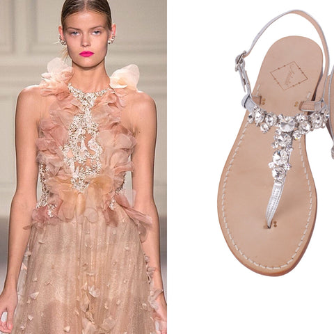 What kind of sandals can be worn with a gown? - Quora