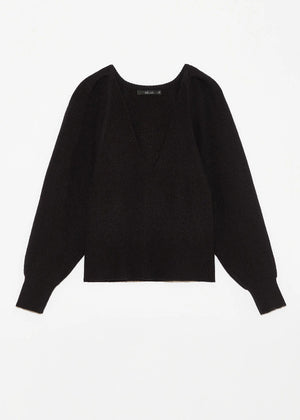 STOKESIA VNECK SWEATER - Slate 