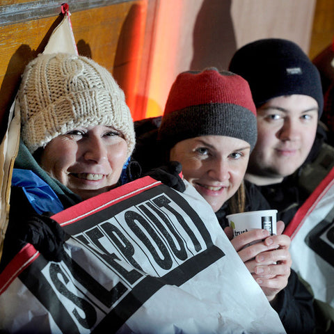 charity of the quarter end youth homelessness sleep out to help out in stores 