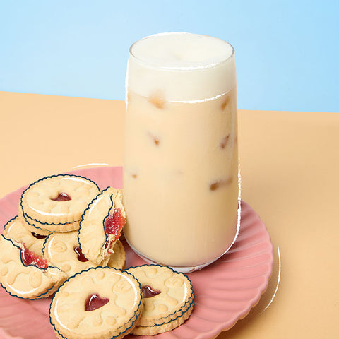 jammy dodgers iced latte