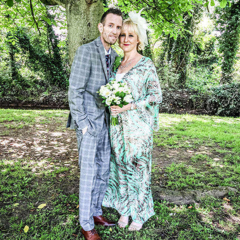 jay and jo at their wedding