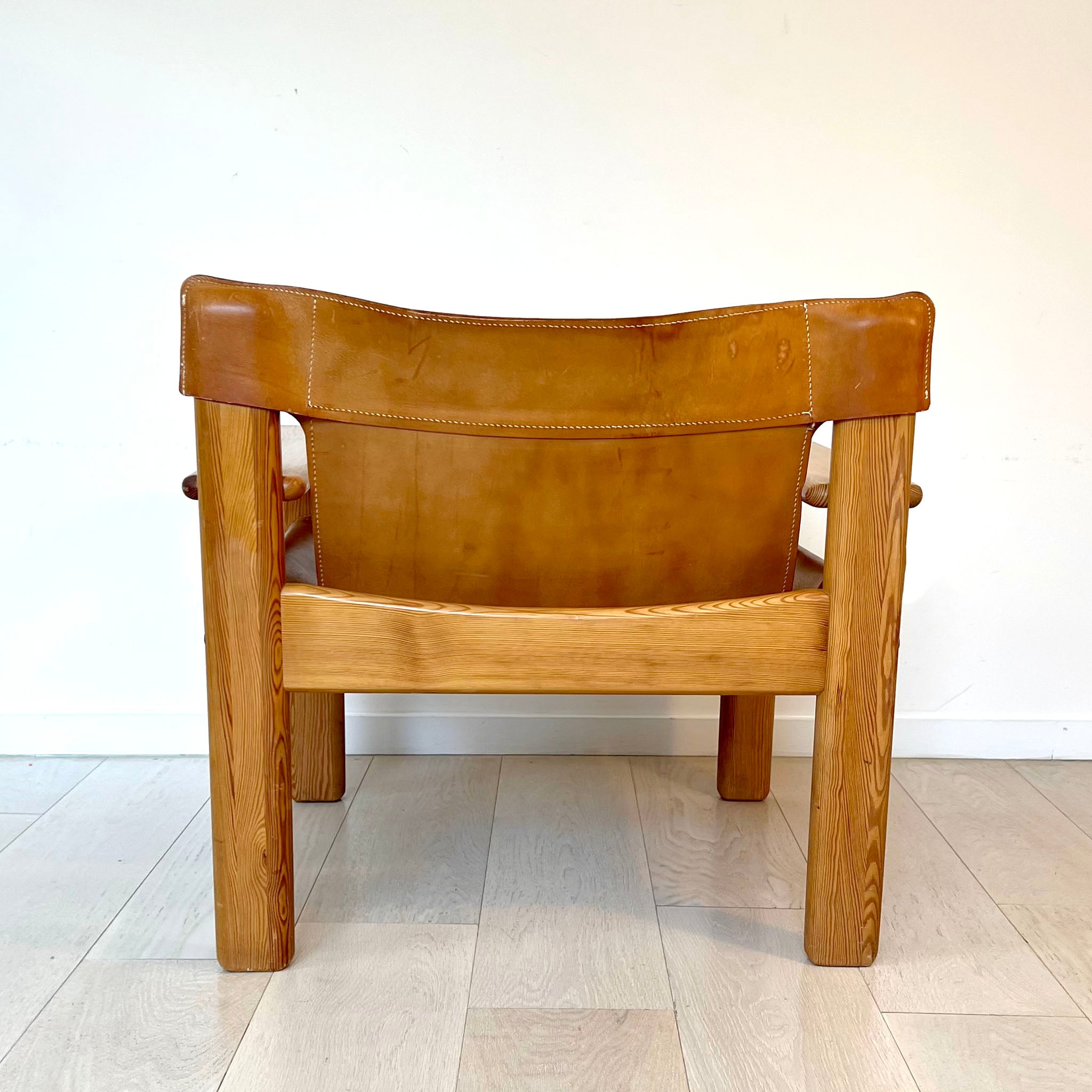 uitzending logo Aanvankelijk SOLD 1970's Karin Mobring for Ikea Leather "Natura" Chair – Hopp Home