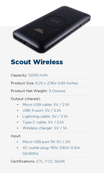 Scout Wireless Specs