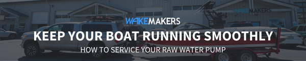 how to service boat raw water pump